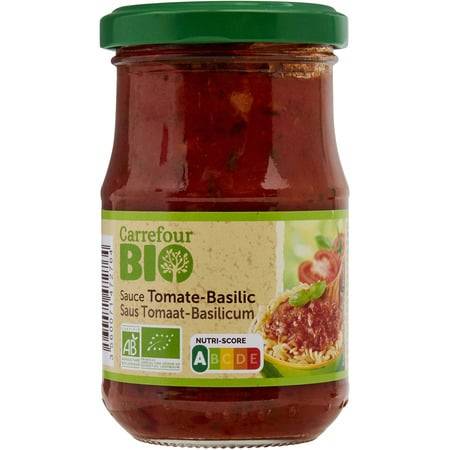 Carrefour Bio - Fid sauce bio tomate oignon basilic