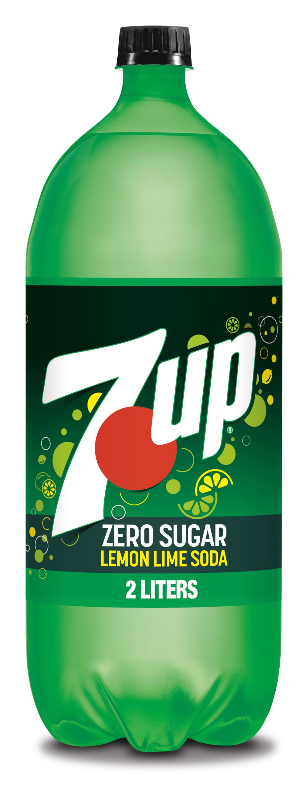 7UP Zero Sugar Soda, Lemon Lime (2 L)