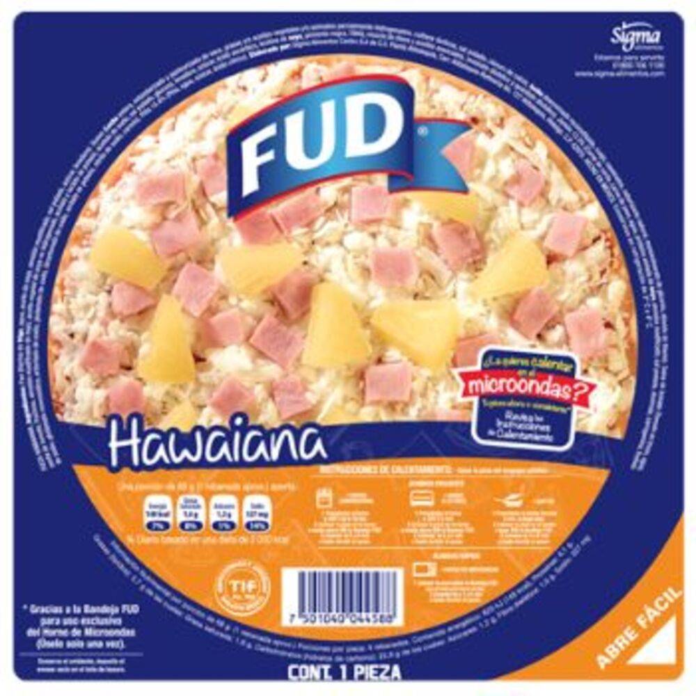 Fud pizza hawaiana (1 pieza)