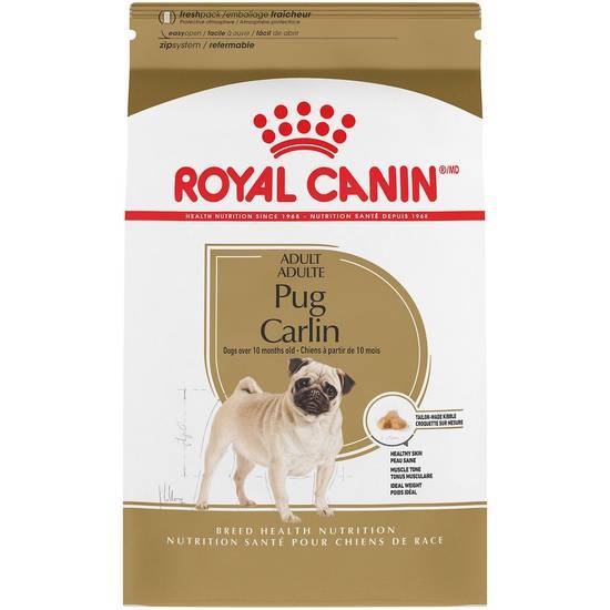 Royal Canin Breed Health Nutrition Pug Adult Dry Dog Food (10 lbs)