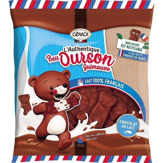 Cémoi - Bonbon ourson gimauve (chocolat au lait)