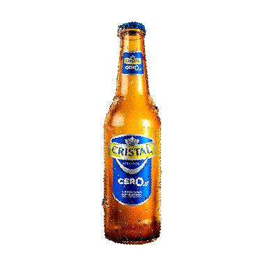 Cerveza cristal cero (355 ml)