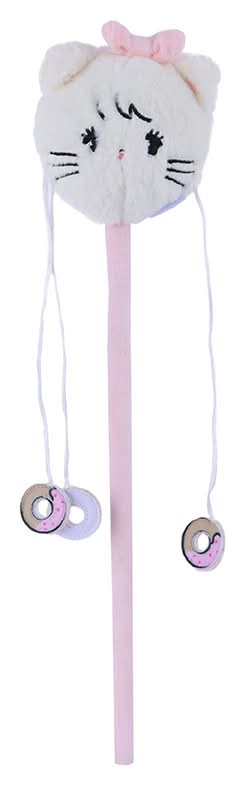 Miniso · Juguete para gatos varita mikko, 41 cm, multicolor
