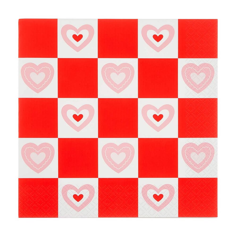 Valentine'S Day Printed Lunch Napkins 1 Ct