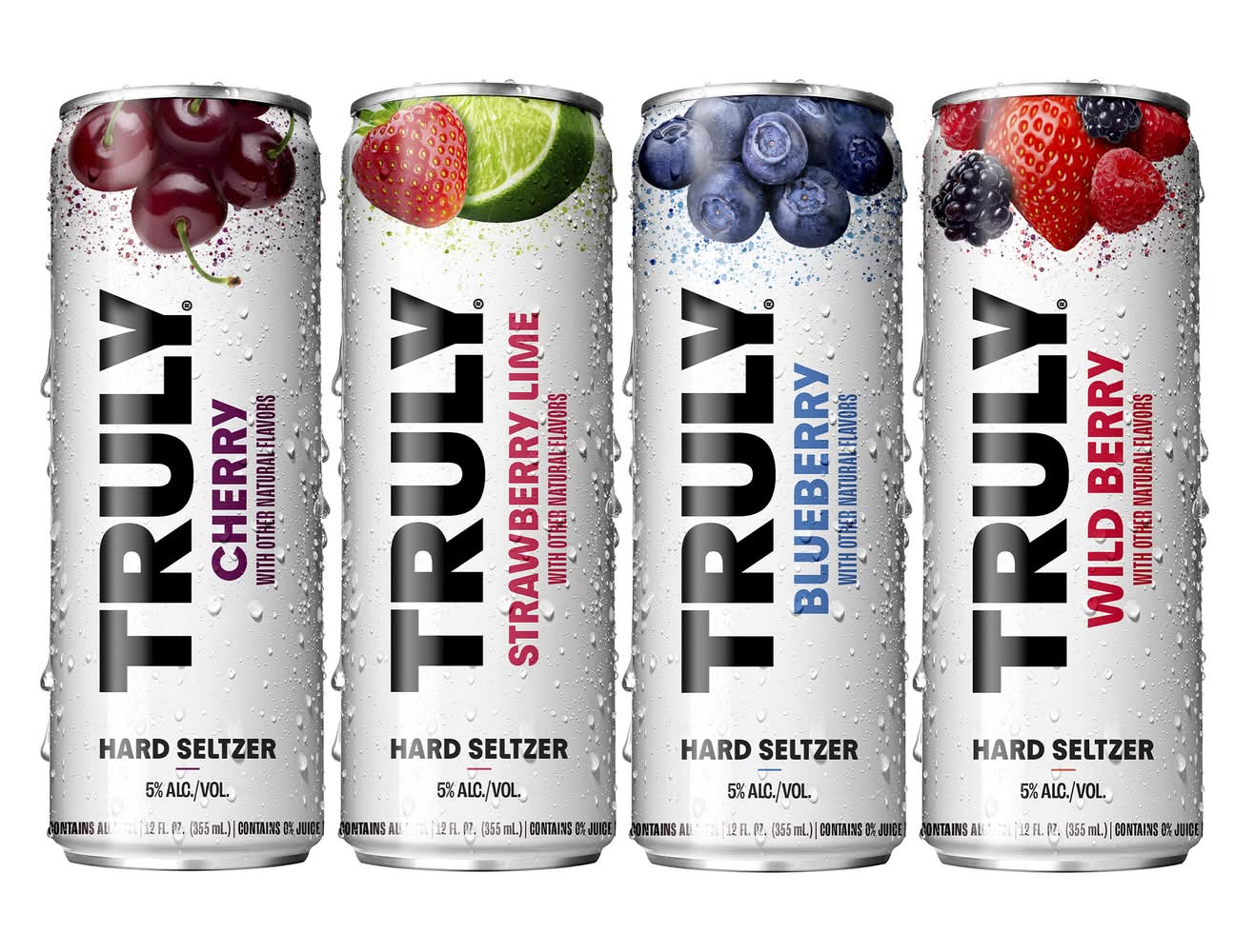 Truly Berry Hard Seltzer Variety pack, Cherry-Wild Berry-Blueberry