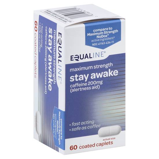 Equaline Caffeine 200 mg Stay Awake (60 ct)
