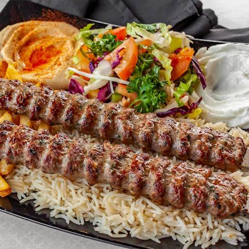 Kafta Kebab Plate