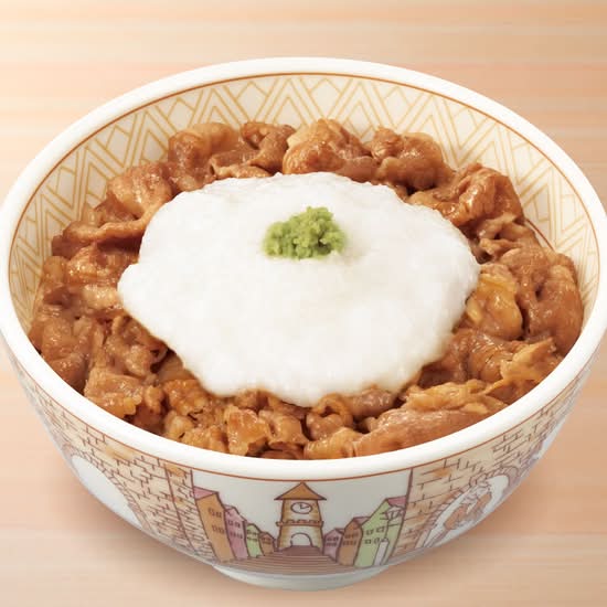 わさび山かけ牛丼 Gyudon w/ Grated Yam