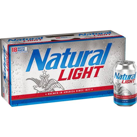 Natural Light Pilsner Domestic Beer (18 t, 12 fl oz)