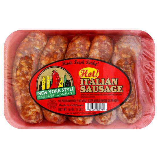 New York Style Sausage Company Hot Italian Sausage (16 oz)