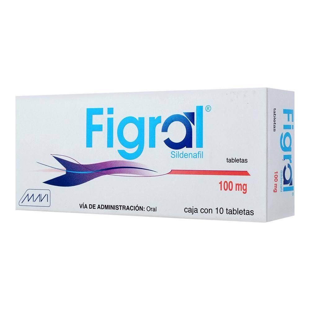 Mavi figral sildenafil tableta 100 mg (10 tabletas)