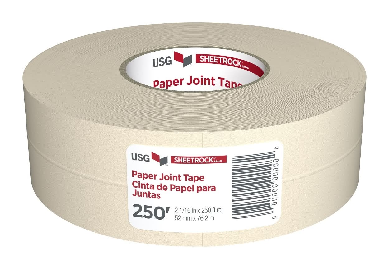 USG Sheetrock Paper Drywall Joint Tape, 2-1/16 In. X 250 Ft.