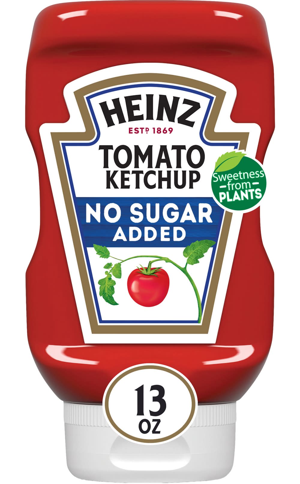 Heinz No Sugar Added Tomato Ketchup (13 oz)