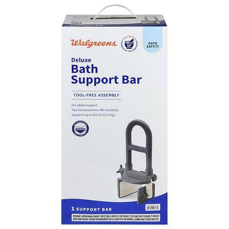 Walgreens Deluxe Bathtub Support Bar With Microban