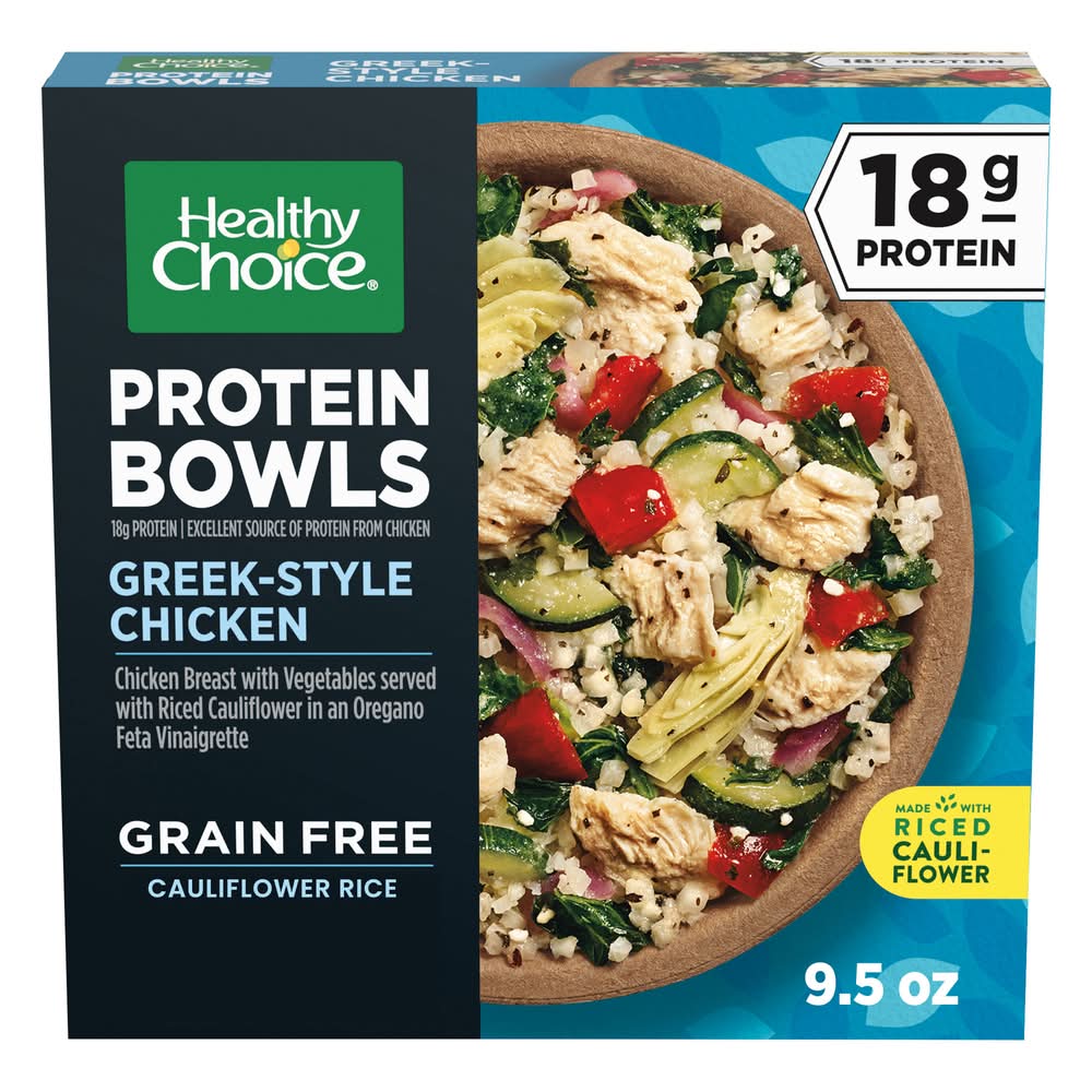 Healthy Choice Greek-Style Chicken Power Bowls (9.5 oz)