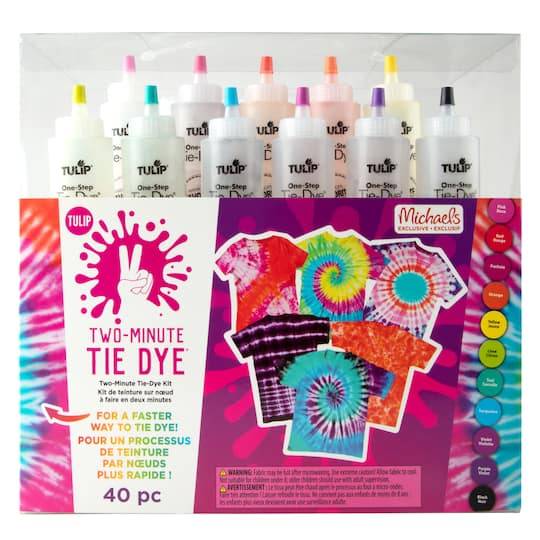 Tulip 40 Piece Two-Minute Tie Dye Kit