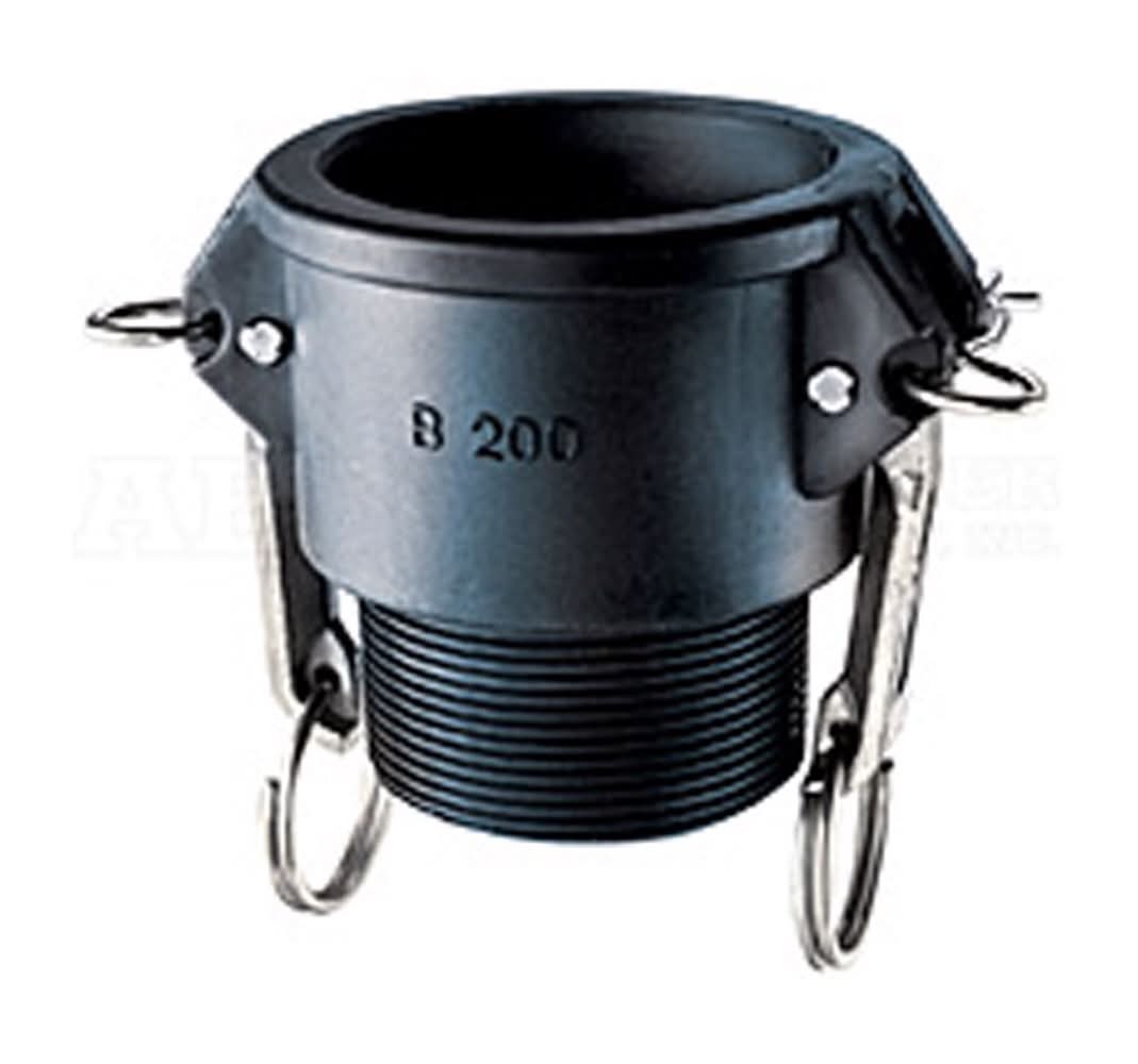 Abbott Rubber Polypropylene 2 In. D X 2 In. D Female Coupler 1 Pk