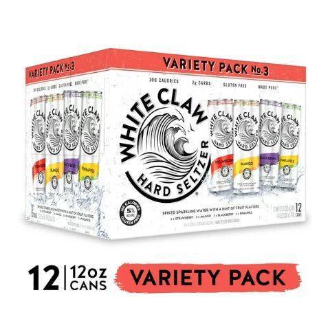 White Claw Hard Seltzer Variety pack No. 3 (12 ct, 12 fl oz) (assorted)