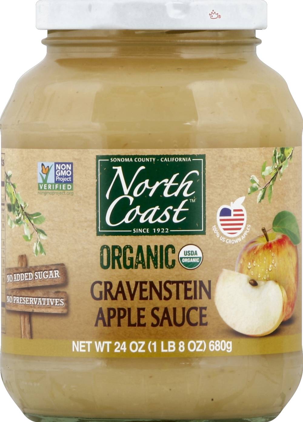 North Coast Organic Gravenstein Applesauce (1.5 lbs)