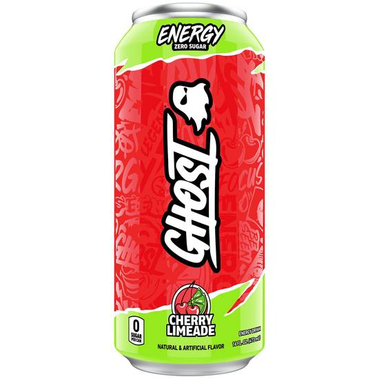 Ghost Energy Drink (12 pack, 16 fl oz) (cherry limeade)