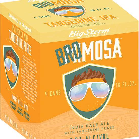 Big Storm Brewing Co. Bromosa Tangerine Ipa Beer(4Ct, 16 fl oz )