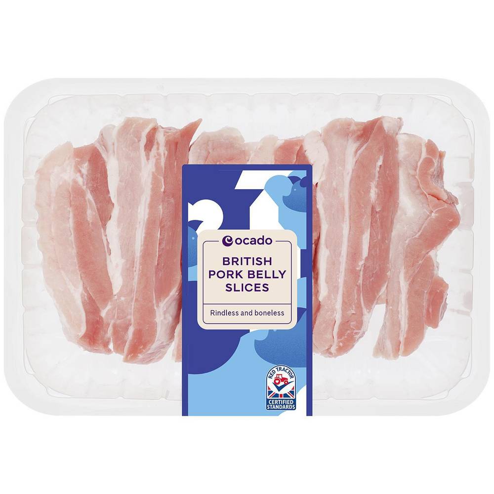 Ocado British Pork Belly Slices (500gr)