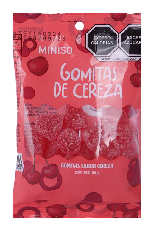 Miniso · Gomitas de cereza, cereza (80 g)