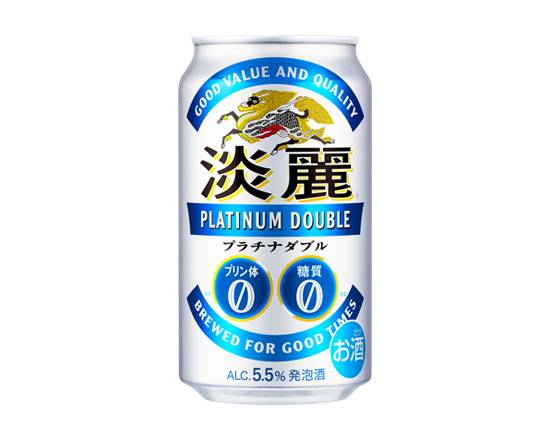 258797：キリン 淡麗 プラチナダブル 350ML缶 / Kirin Tanrei Platinum Double
