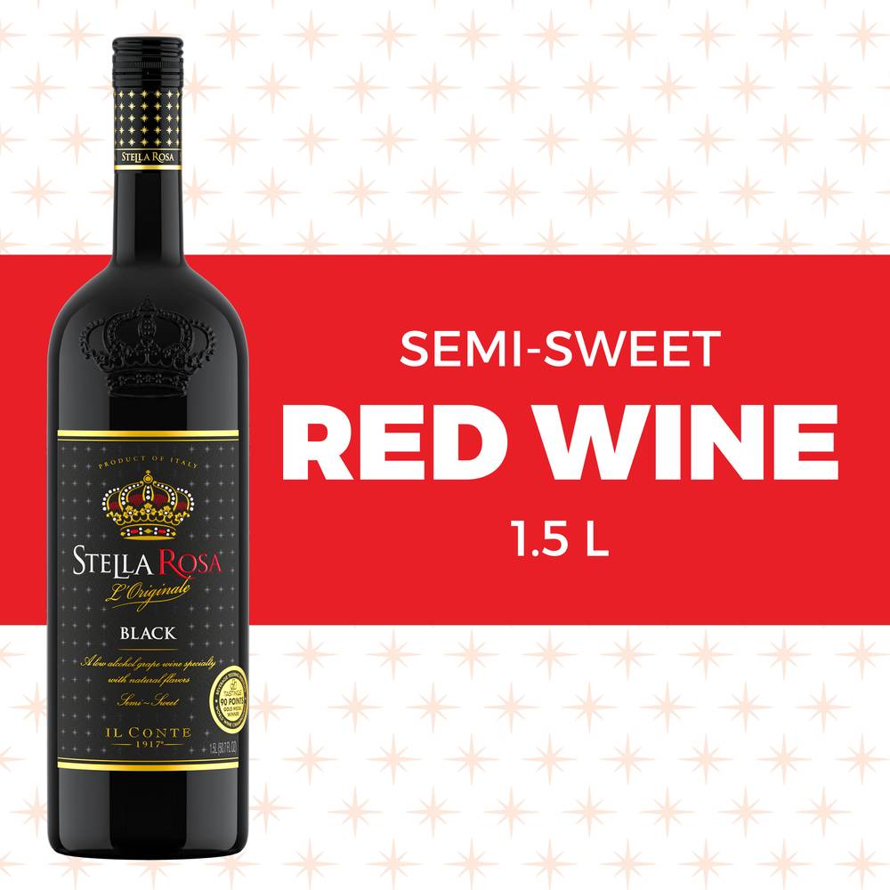 Stella Rosa Black Semi-Sweet Red Wine (1.5 L)