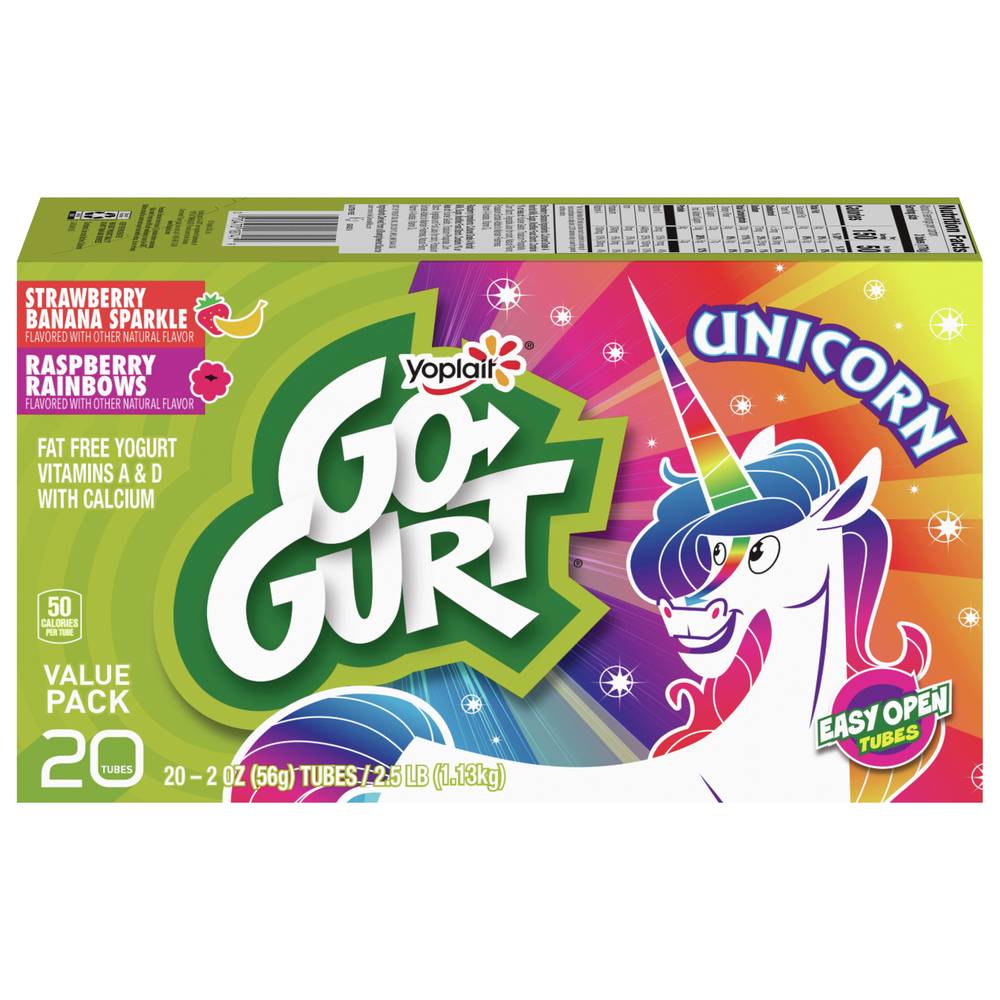 Yoplait Go-Gurt Astro Yogurt Tubes Value pack (20 ct)