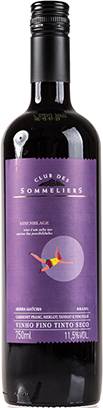 Club des sommeliers vinho fino tinto seco assemblage (750 ml)