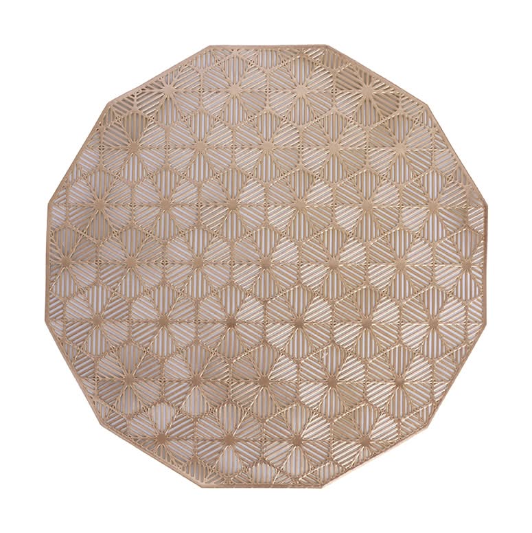 Mantel Individual Tipo Tejido Sintético  38x38 cm