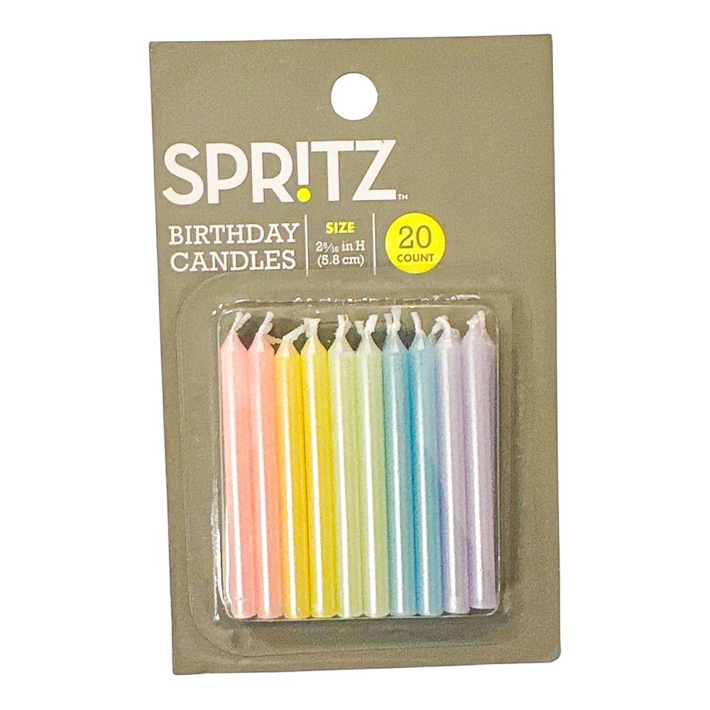 Spritz Birthday Candles (20 ct)