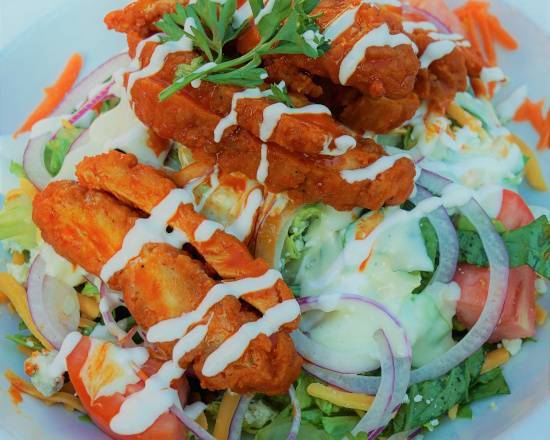 Crispy Buffalo Chicken Salad