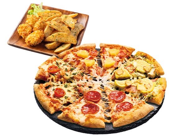 ピザ1枚＋サイド1個セット 1Pizza + 1Side Set