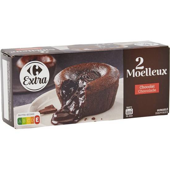 Carrefour Extra - Gâteaux cœur fondant (chocolat)