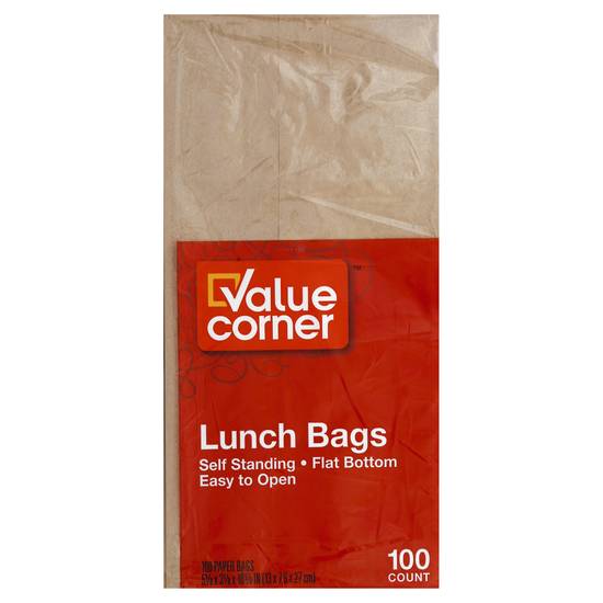 Value Corner Lunch Bags (100 ct)