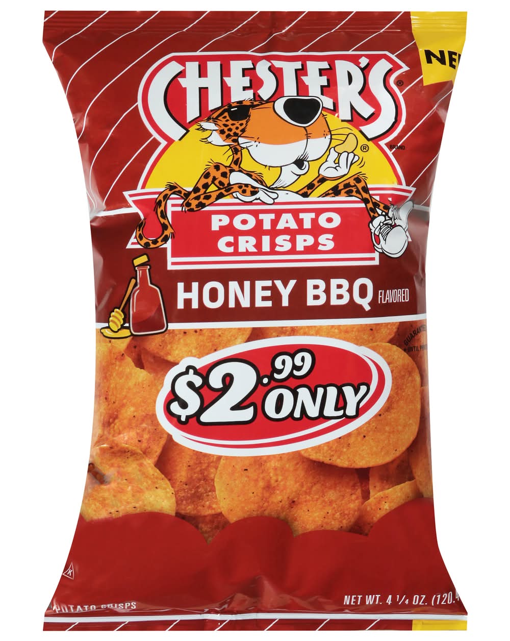Chester's Potato Crisps, Honey Bbq (4.25 oz)
