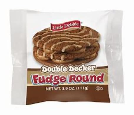 Little Debbie Double Decker Fudge Round 3.9oz