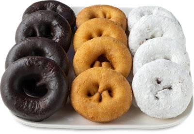 Bakery Jumbo Assorted Cake Donuts - 12 Count