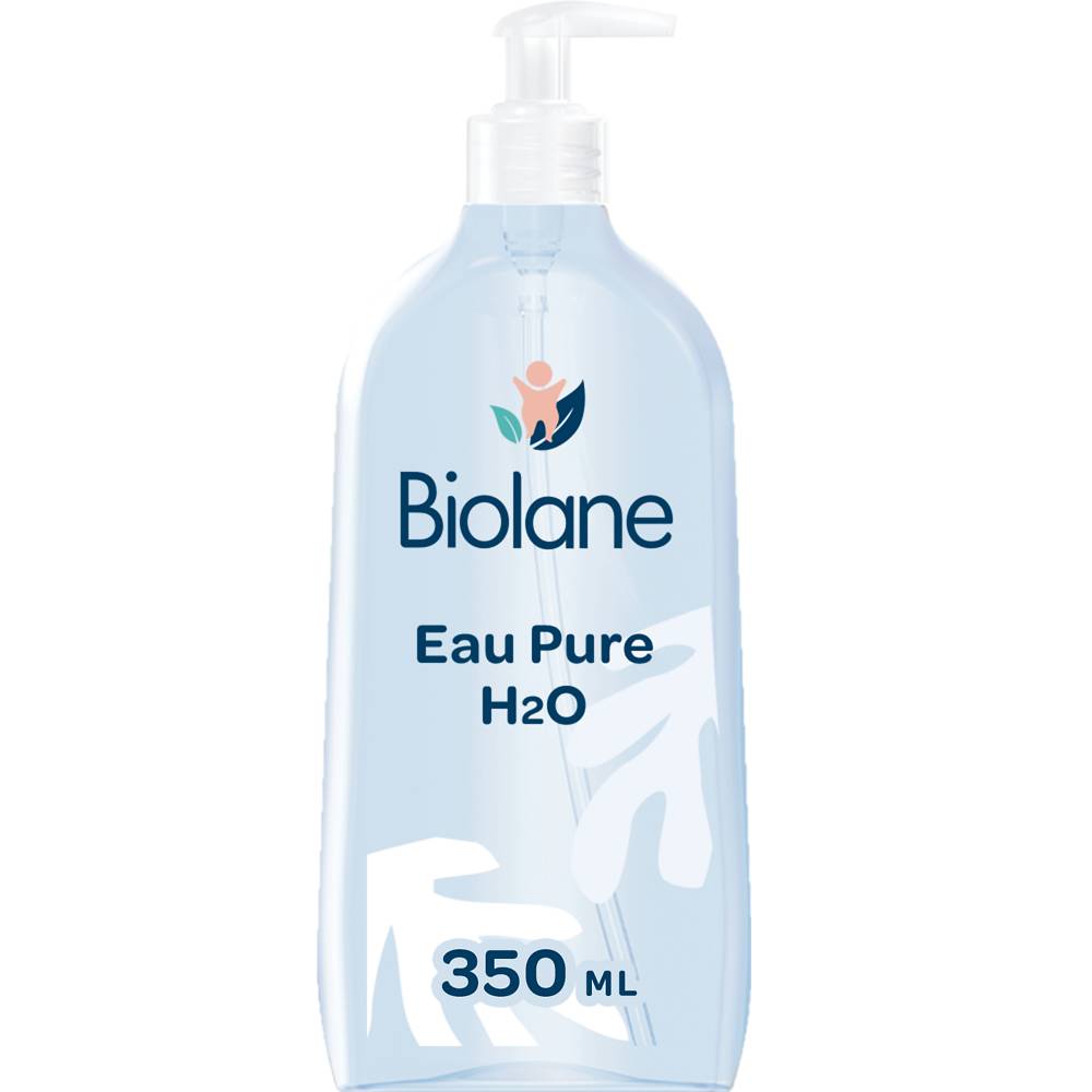 Biolane - Eau pure h2o apaise et protège nettoyant sans rinçage (350ml)
