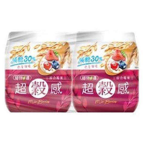 超穀感減糖燕麥牛奶優格-綜合莓果240g*2入