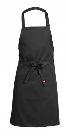 Apron Bib Black - 2 Pk (2 Units)