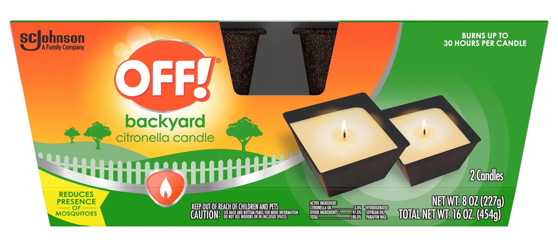 OFF! Citronella Bucket Candles (2 ct)