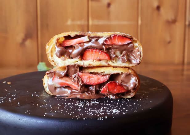 Nutella Strawberry Donut