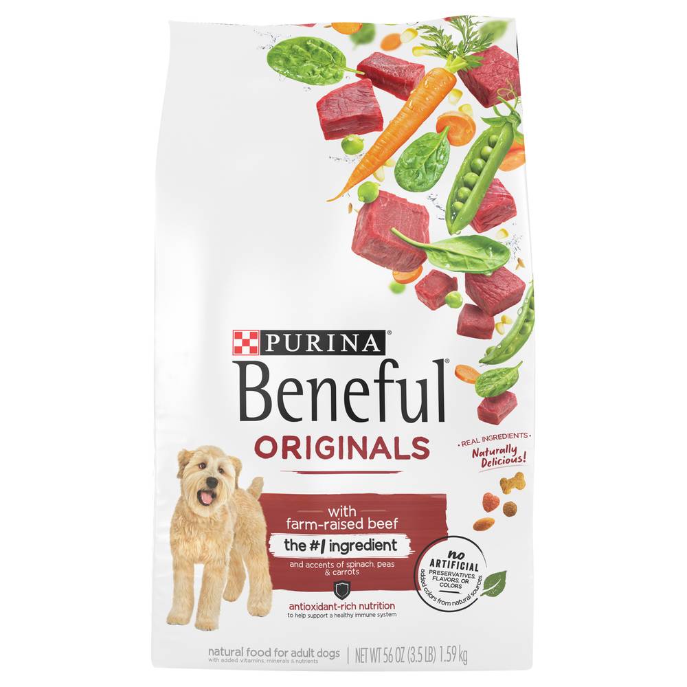 Purina Beneful Adult Originals With Farm-Raised Beef Dog Food