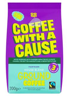 Co-op Fairtrade House Blend Ground Coffee 200g