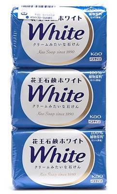 花王　花王石鹸ホワイト　バスサイズ　１３０ｇ×３個入