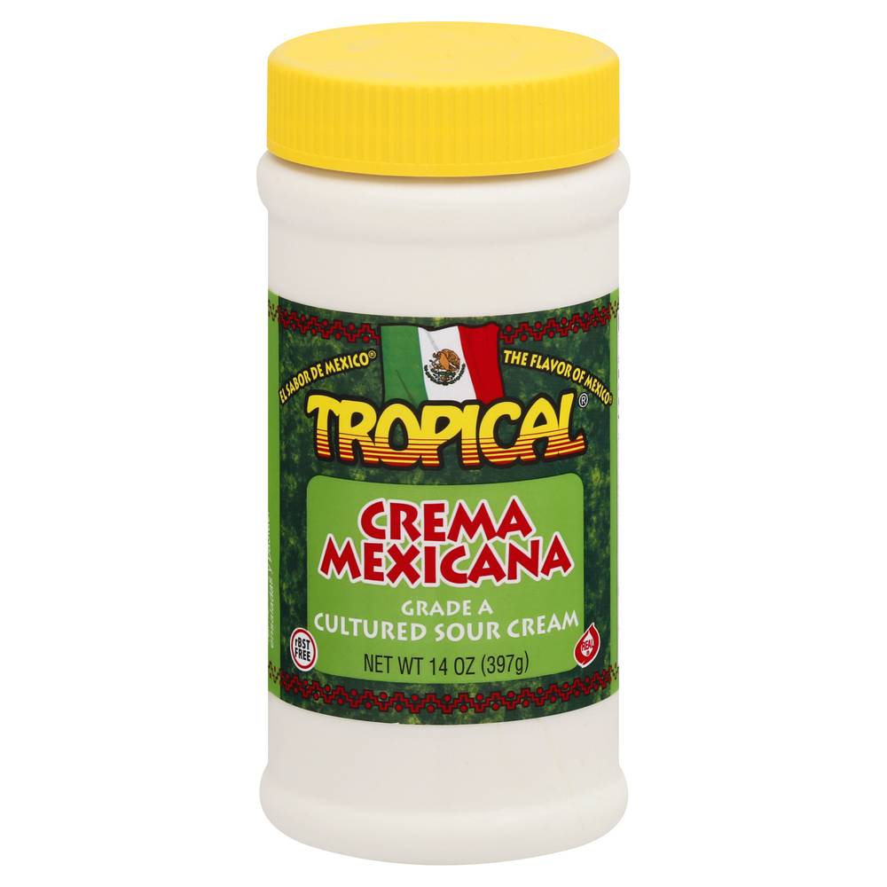 Tropical Grade a Cultured Mexicana Sour Cream