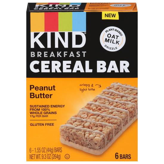 Kind Breakfast Peanut Butter Cereal Bar
